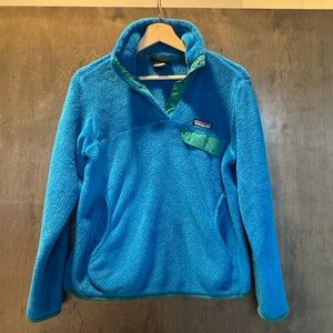 Patagonia Teal Fleece Jacket